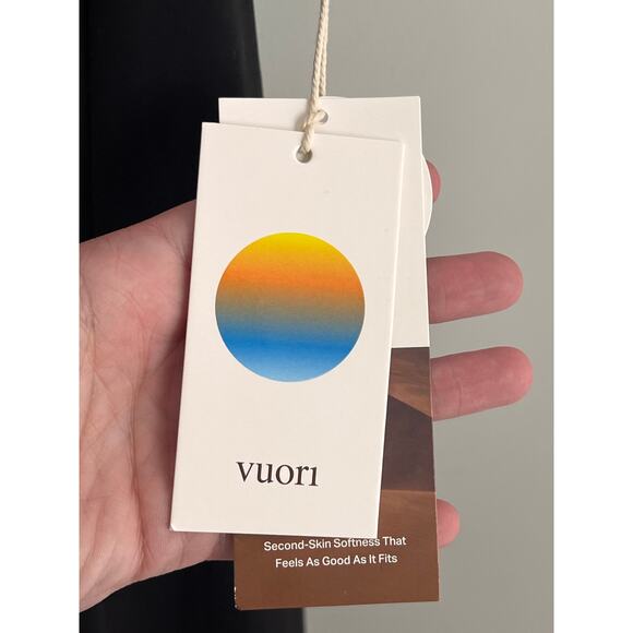 Vouri One Shot Performance Stretch Knit Mini Tennis Dress Black Women's L NWT - Picture 9 of 14